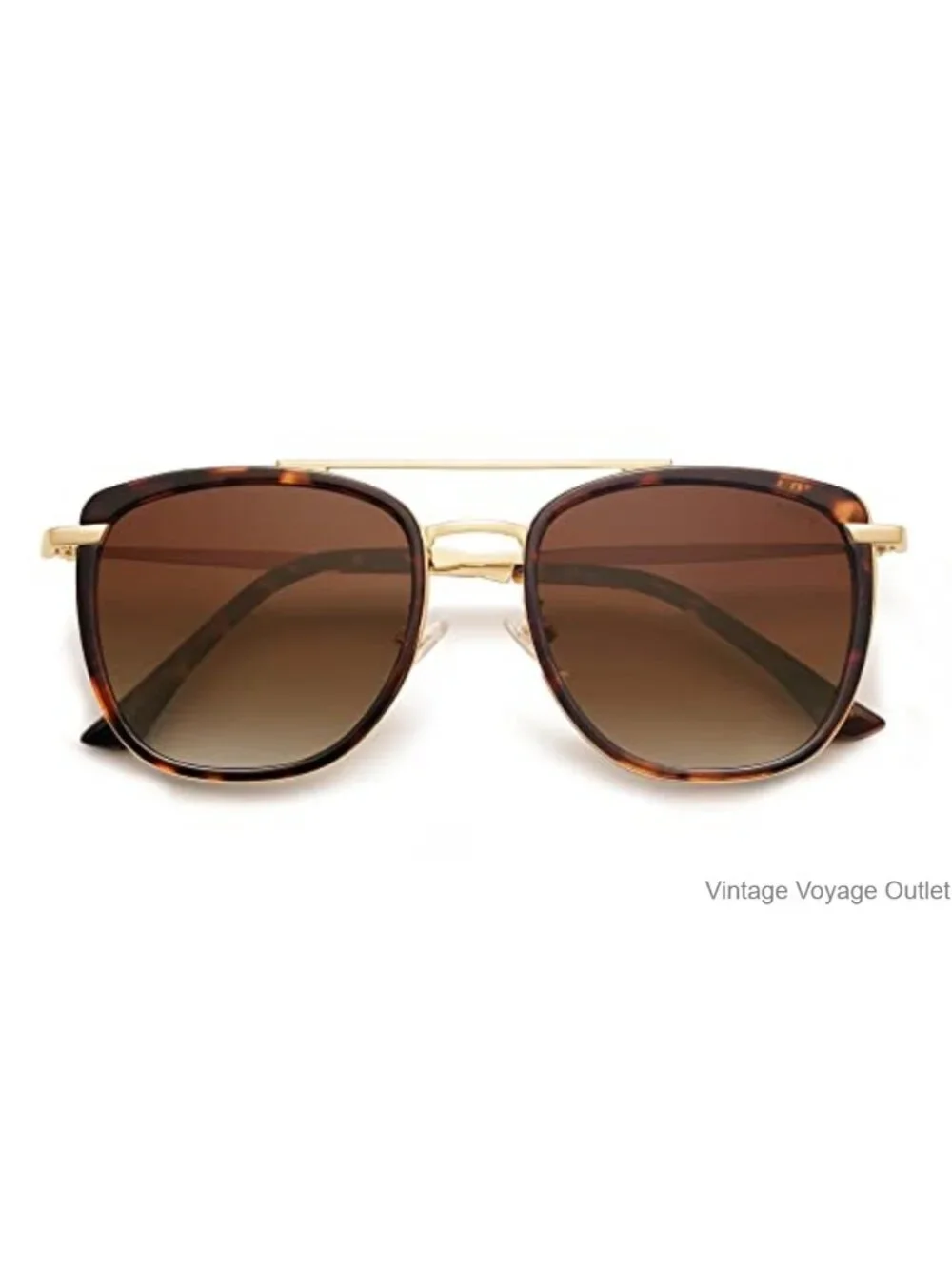 SOJOS Retro Aviator Square Polarized Sunglasses Metal TR90 UV400